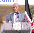 A joint media briefing by the United States Ambassador Meg Whitman and the Director DCI Mohamed Amin at the DCI headquarters