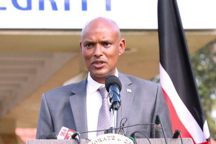 A joint media briefing by the United States Ambassador Meg Whitman and the Director DCI Mohamed Amin at the DCI headquarters