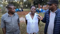 A screenshot image of mother to the late comedian Fred Omondi talks about his childhood in an interview at her home on June 18, 2024