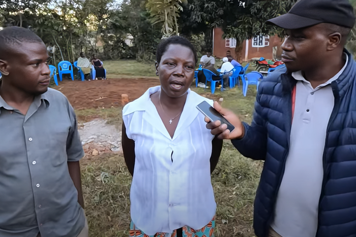 A screenshot image of mother to the late comedian Fred Omondi talks about his childhood in an interview at her home on June 18, 2024