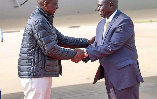 President William Ruto & his Deputy Rigathi Gachagua