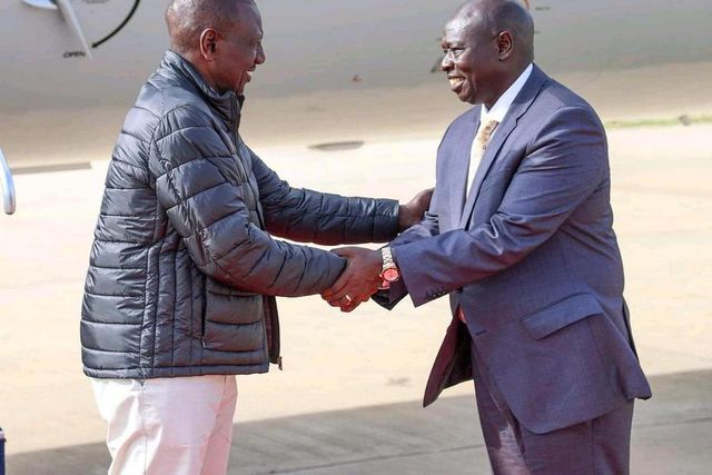 President William Ruto & his Deputy Rigathi Gachagua
