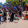 Protestors opposing the Finance Bill 2024 in Nairobi