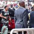 First Lady Rachel Ruto arrives at Uhuru Gardens for Mashujaa Day 2022 celebrations on December 12, 2022