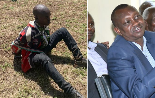 Kapseret MP Oscar Sudi and 17 year old who crashed aircraft