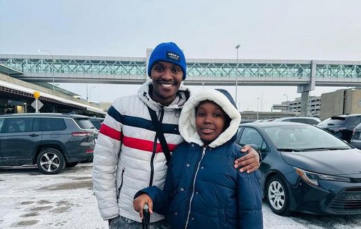 Samidoh meets his children with Edday Nderitu in Boston, USA