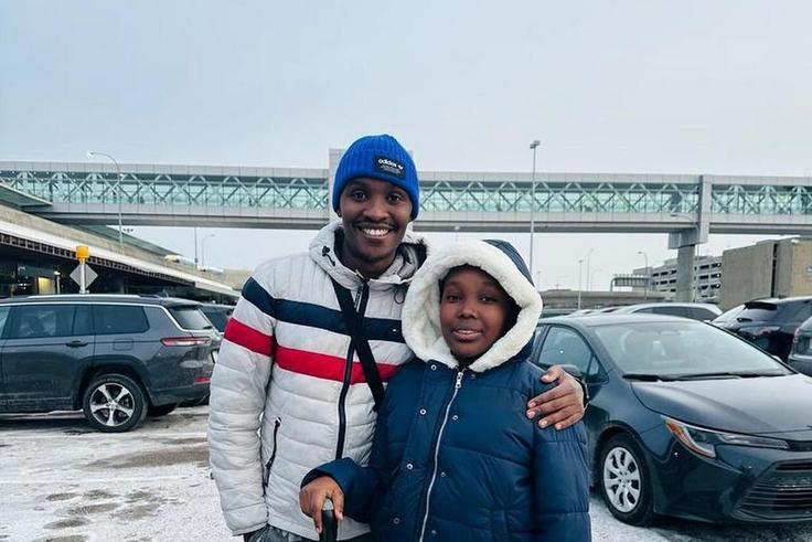 Samidoh meets his children with Edday Nderitu in Boston, USA