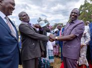 President William Ruto reunites with teachers & former schoolmates at Kamagut Primary School