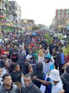 Anti Finance Bill 2024 protestors in Eldoret Town