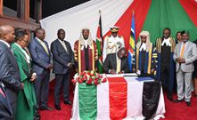 President William Ruto in Parliament for his maiden address on September 29, 2022