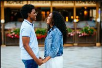 Couple on a date