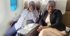 Francis Atwoli and Mary Kilobi travel to the UK [Photos]
