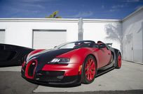 Matte Red-Black Bugatti Veyron Grand Sport Vitesse