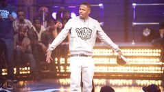Nick Cannon on the set of Wild 'N Out