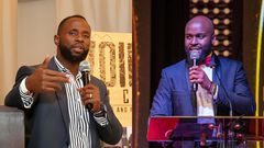Kenyan journalists John-Allan Namu and Mark Masai