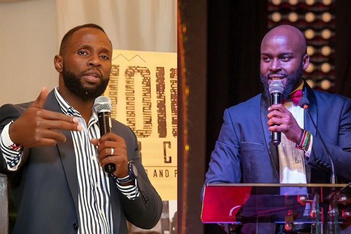 Kenyan journalists John-Allan Namu and Mark Masai