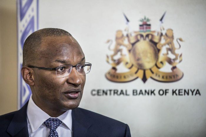 Patrick Njoroge, governor of Kenya's central bank, speaks during a news conference at the central bank headquarters in Nairobi, Kenya, on Tuesday, Sept. 19, 2017. Photographer: Luis Tato/Bloomberg via Getty Images