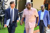 President William Ruto with World Bank Kenya Director Keith Hansen at State House, Nairobi