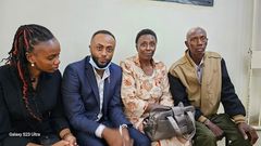 Jowie Irungu in court with his parents