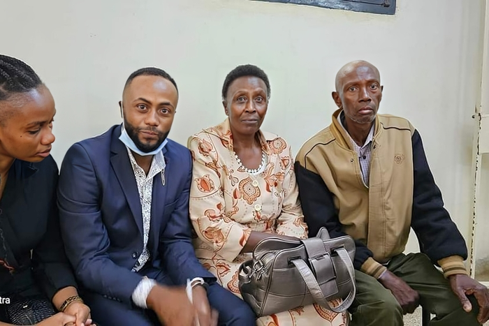 Jowie Irungu in court with his parents