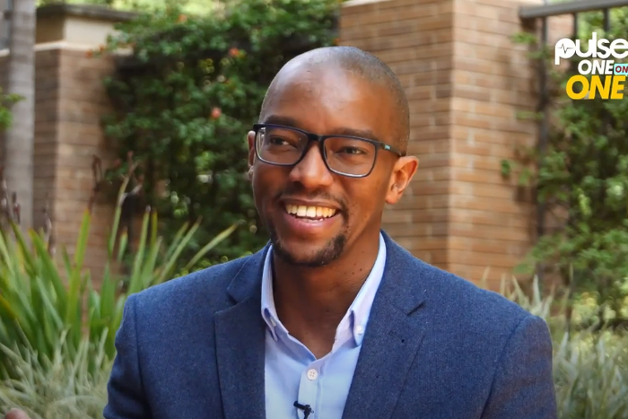 Waihiga Mwaura during an exclusive interview at BBC HQ in Nairobi