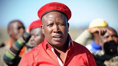 EFF leader and South African MP Julius Malema