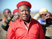EFF leader and South African MP Julius Malema