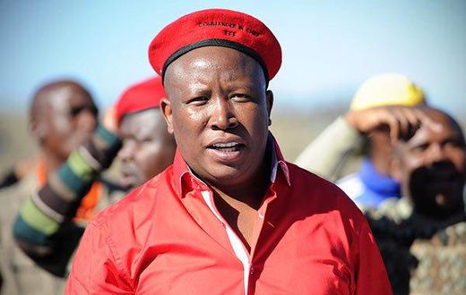 EFF leader and South African MP Julius Malema