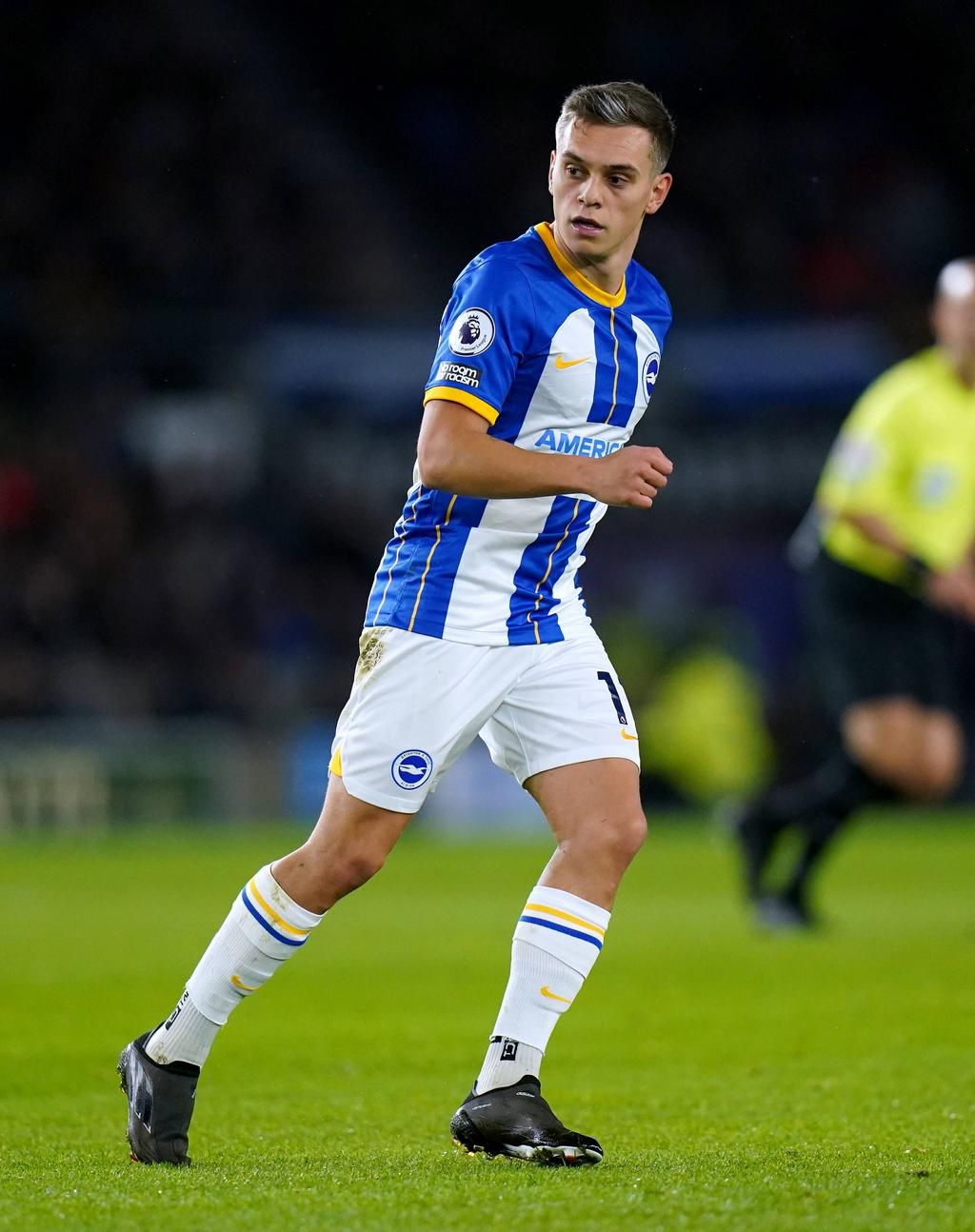 Brighton and Hove Albion's Leandro Trossard on December 31, 2022.