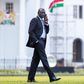 President William Ruto taking a phone call at State House, Nairobi