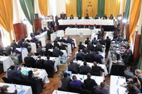 The pre-trial Conference for the presidential petition underway at the Supreme Court of Kenya.