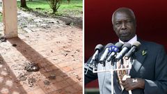 Section of Moi's forgotten 'mini state lodge' in Kabarnet turned into village cow shed