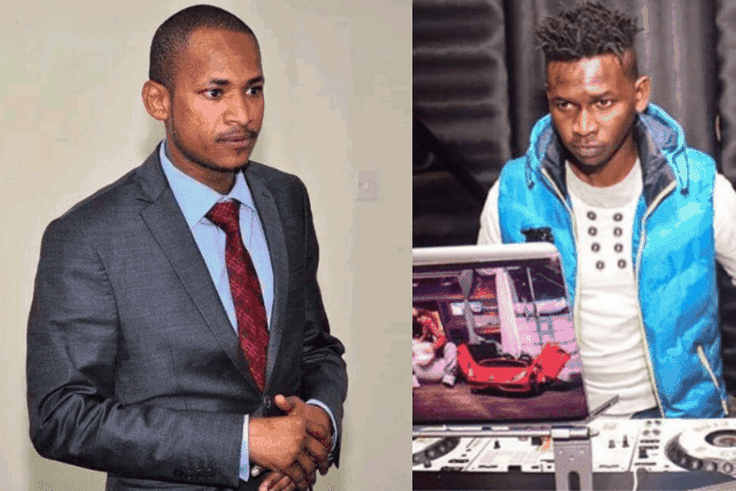 File image of Embakasi East MP Babu Owino and DJ Evolve