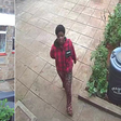 A suspect fleeing from Nairobi Hospital finance director Erick Maigo's house in Nairobi