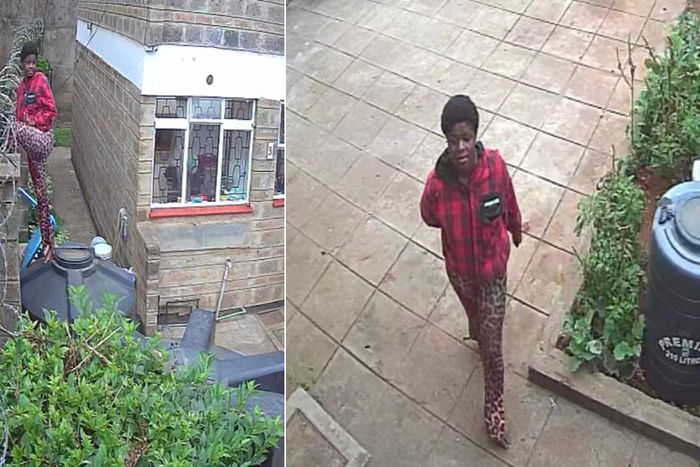 A suspect fleeing from Nairobi Hospital finance director Erick Maigo's house in Nairobi