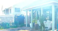 The house where Vincent Opon Kisangi is reported to have set himself on fire