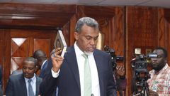 Noordin Haji during his vetting in the National Assembly on May 30, 2023