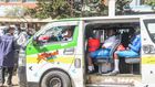 Students going to school in a Matatu
