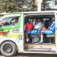 Students going to school in a Matatu