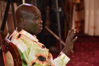 Deputy President Rigathi Gachagua speaking during an interview with radio stations on March 17, 2023