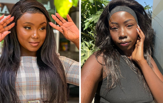 A collage of Kate Actress and Chebet Ronoh