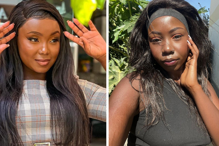 A collage of Kate Actress and Chebet Ronoh