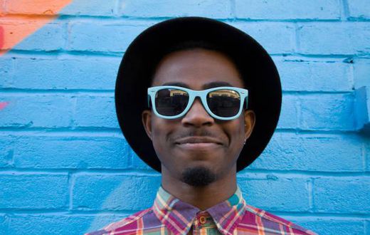 A man wearing sunglasses