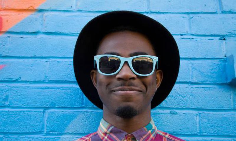 A man wearing sunglasses