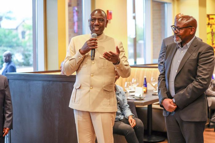 President William Ruto visited Swahili Village in New Jersey, a Kenyan restaurant run by businessman Kevin Onyona on September 17, 2023