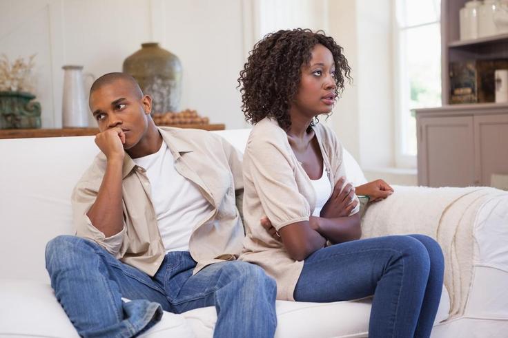 An angry black couple [Credit: The Rut]