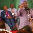 President William Ruto addressing the congregation at Muungano grounds, Mpeketoni, Lamu County where he attended a Church service on Sunday, February 26, 2023