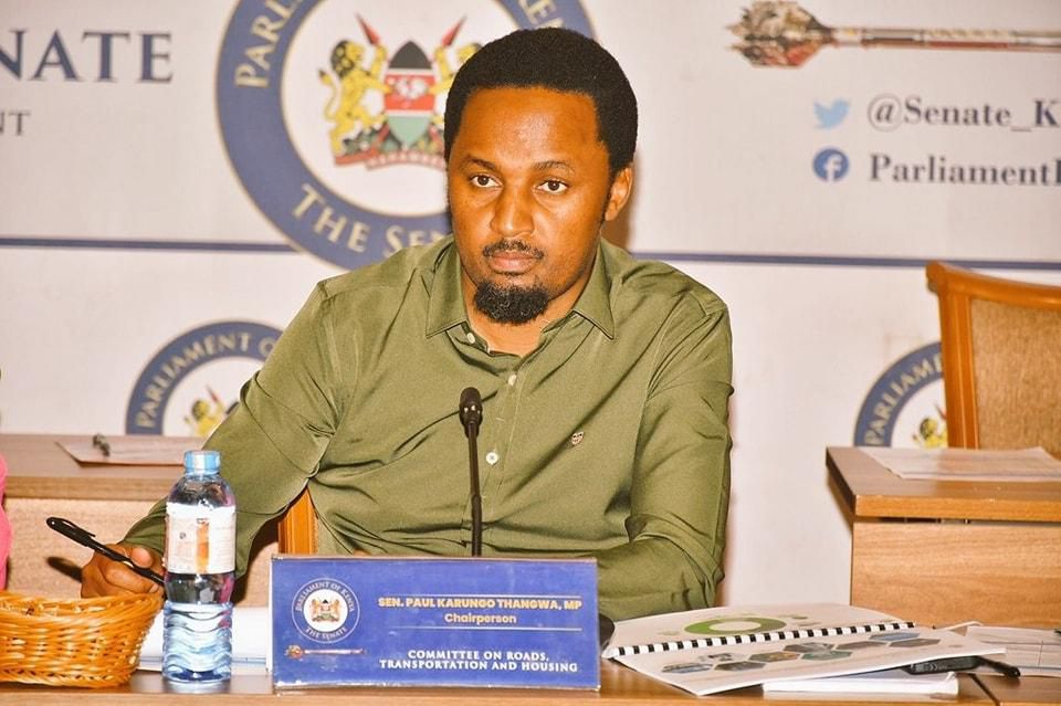 Senator Karungo wa Thang'wa in Parliament