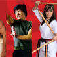 Arnold Schwarzenegger, Jean-Claude Vandamme, Jackie Chan and Cynthia Rothrock