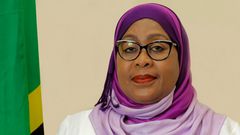 Tanzanian President Samia Suluhu Hassan